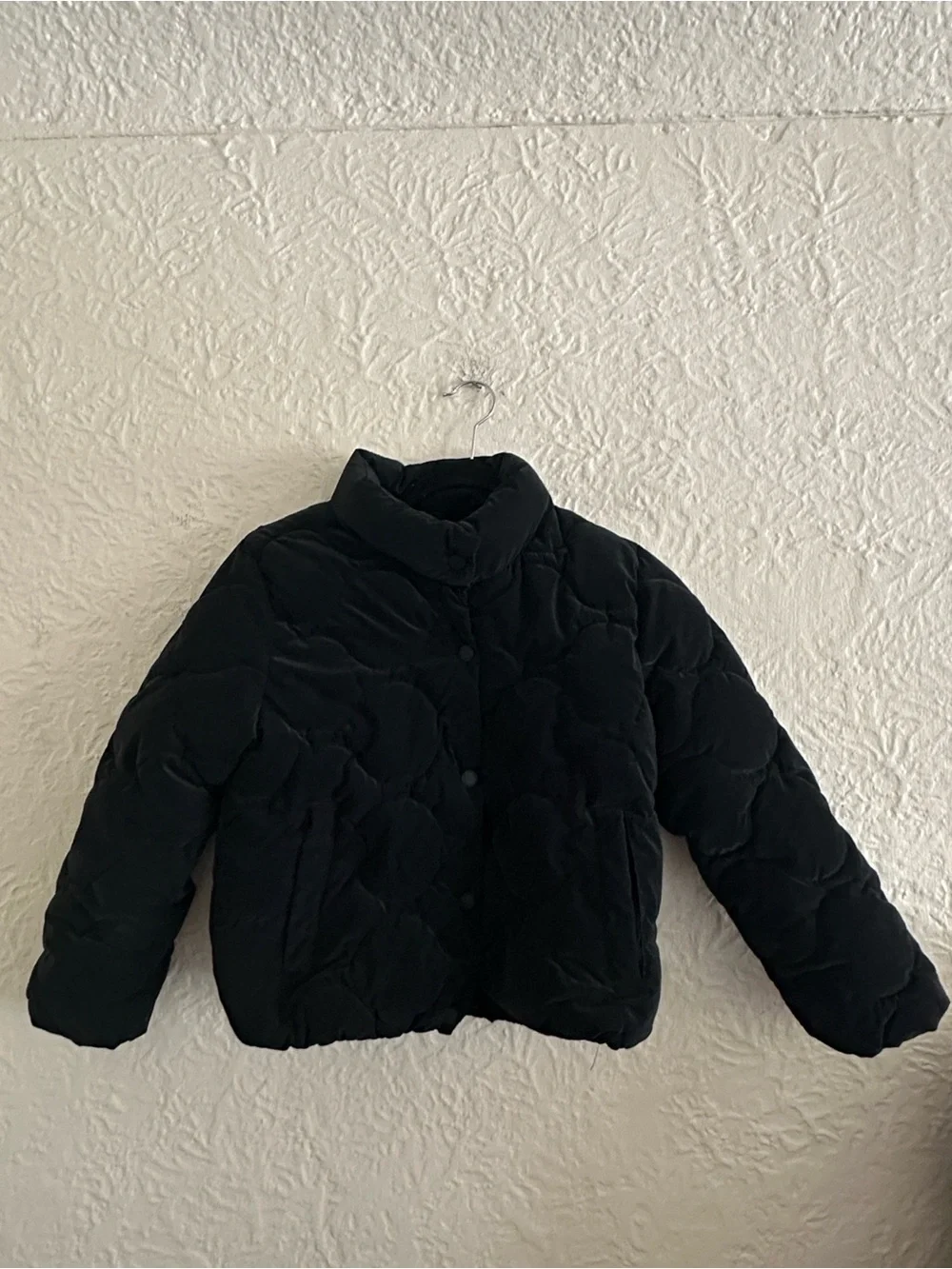 Zara Kids Girls Black Quilted Puffer Jacket Coat 10 Children’s